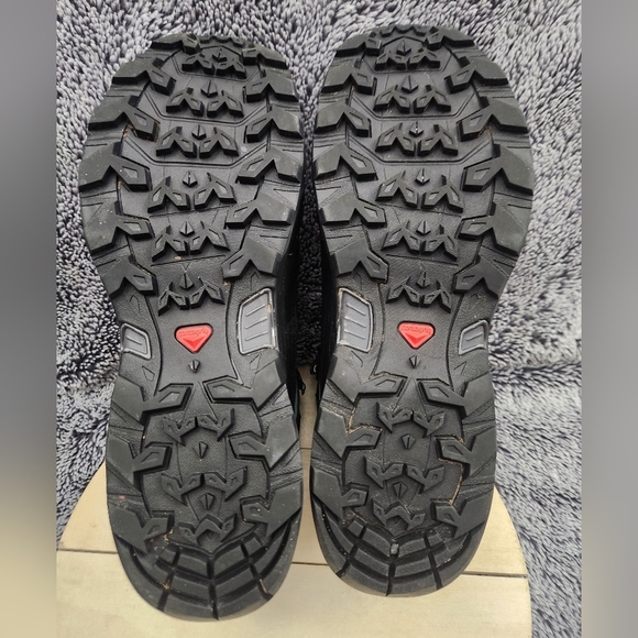 Salomon X Ultra Mid Winter CS WP Boots Women's Size 7.5 Black Waterproof Hiking - Picture 8 of 9